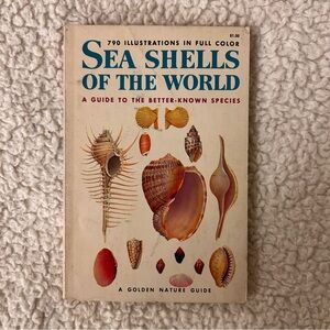 Vintage Golden Nature Guide Book Sea Shells of the World 1962 paperback